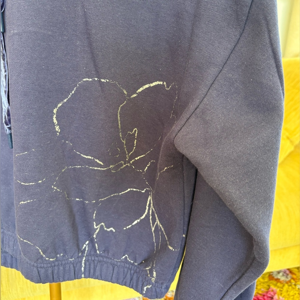 daily practice by Anthropologie purple hooded sweatshirt - Picture 7 of 11